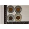 Image 1 : 4 ENCASED LINCOLN CENTS: 2-1938 RACINE