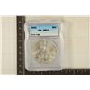 Image 1 : 2001 AMERICAN SILVER EAGLE ICG MS70 1 OZ. SILVER