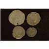 Image 1 : 4-ANCIENT COINS  IN SMALL PLASTIC FLIPS