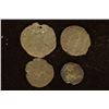 Image 2 : 4-ANCIENT COINS  IN SMALL PLASTIC FLIPS