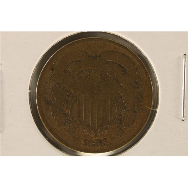 1865 US TWO CENT PIECE