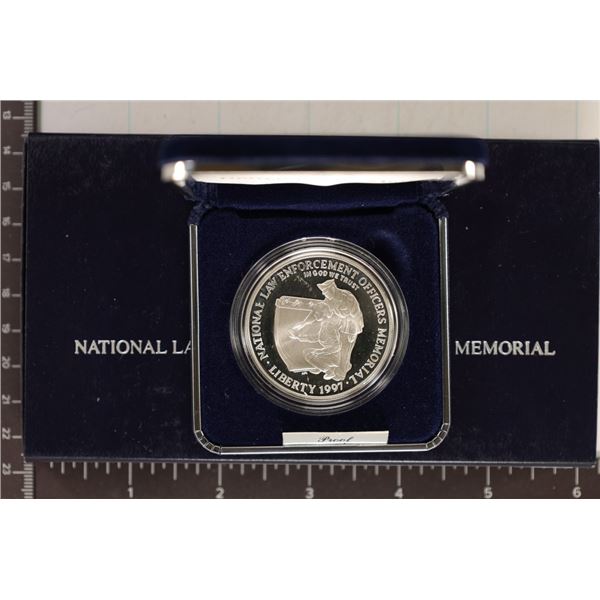 1997-P US PROOF SILVER DOLLAR NATIONAL LAW