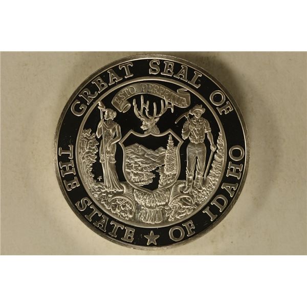 1.075 TROY OZ. PF STERLING SILVER GREAT SEAL OF
