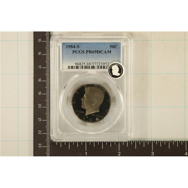 1984-S KENNEDY HALF DOLLAR PCGS PR69 DCAM