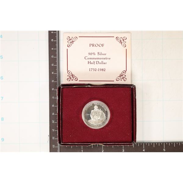 1982-S GEORGE WASHINGTON COMMEMORATIVE SILVER