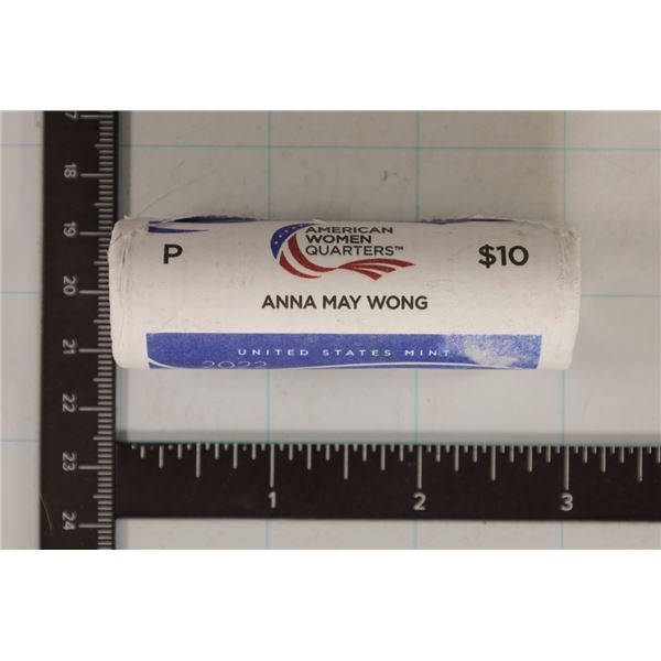 2022-P SOLID DATE $10 ROLL OF BU AMERICAN WOMEN