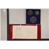 Image 2 : 1976 US BICENTENNIAL SILVER 3 COIN PROOF SET