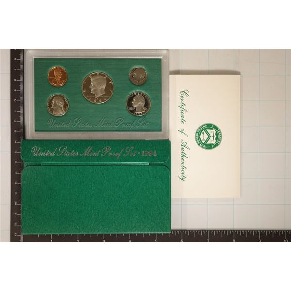 1994 US PROOF SET (WITH BOX) & WITH CERTIFICATE