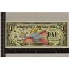 Image 1 : 2005 DISNEY $1 CRISP UNC COLORIZED BILL "DUMBO"