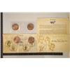 Image 2 : 2007 1ST SPOUSE BRONZE 4 MEDAL SET IN ENVELOPE AND