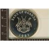 Image 1 : 1981 PF UGANDA SILVER 200 SHILLINGS .841 OZ. ASW