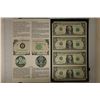 Image 1 : UNCUT SHEET OF 4-1993 US $1 FRN'S GREEN SEALS
