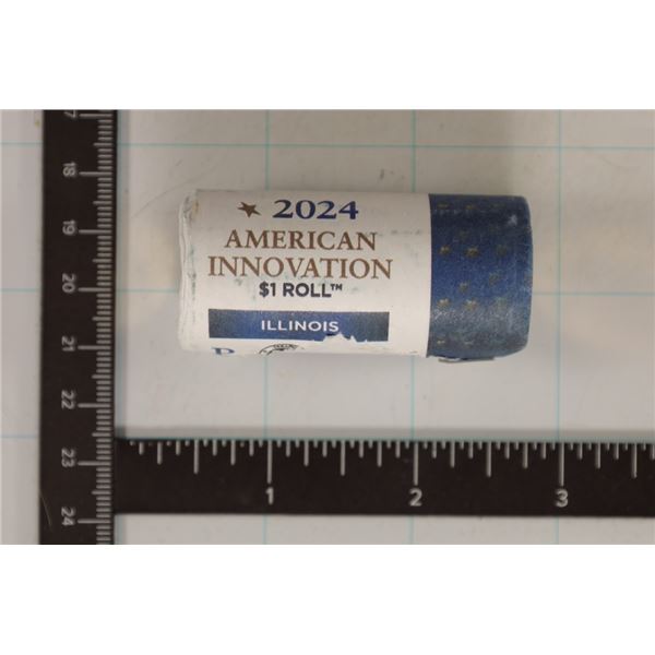 2024-P SOLID DATE $25 ROLL OF AMERICAN INNOVATION