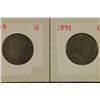 1898 & 1899 SILVER BARBER QUARTERS