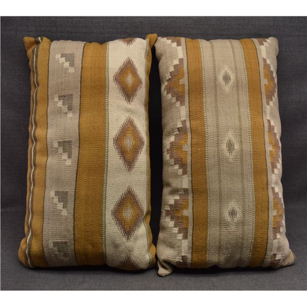 TWO NAVAJO PILLOWS