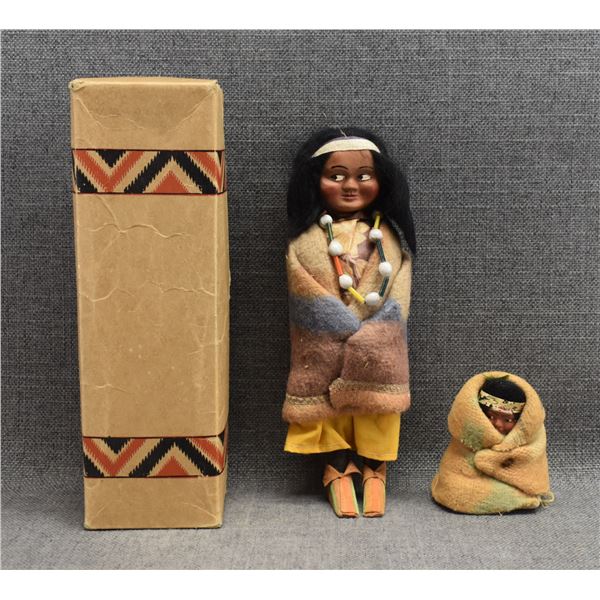 SKOOKUM DOLL WITH BABY