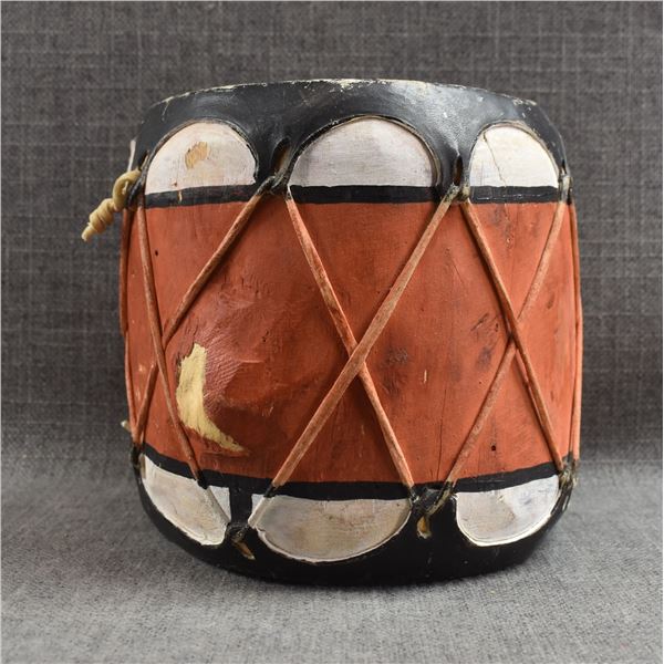 COCHITI WOODEN DRUM
