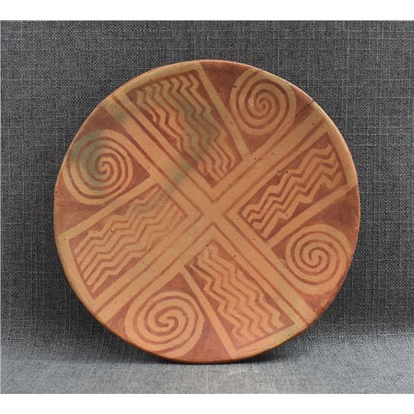 POTTERY PLATE (BERN TILLMAN)