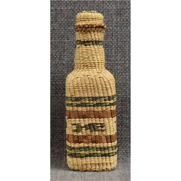 NOOTKA MAKAH BASKETRY BOTTLE