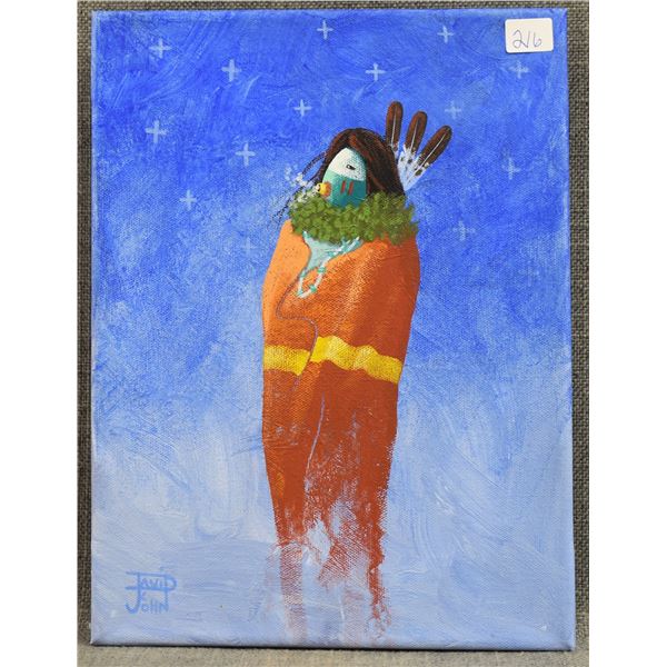 NAVAJO PAINTING (DAVID K JOHN)