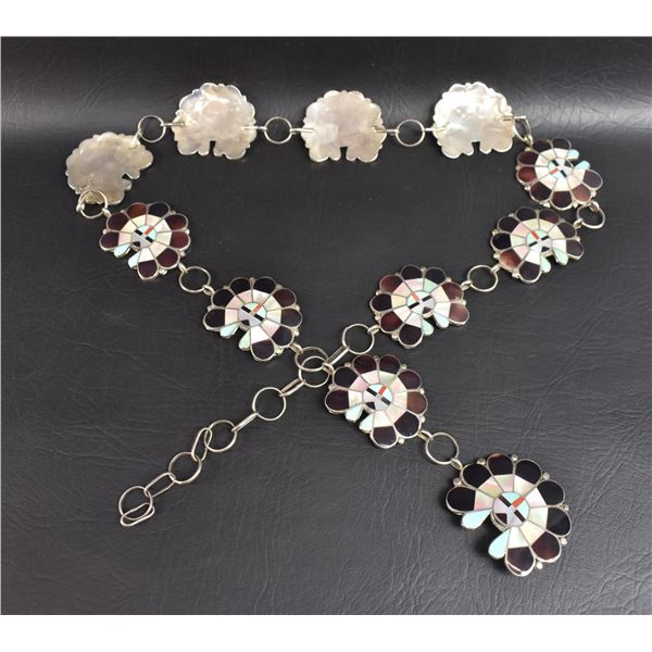 ZUNI LINK CONCHO BELT
