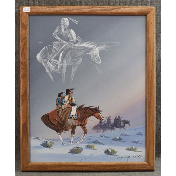 NAVAJO PAINTING (JOHNNY YAZZIE)