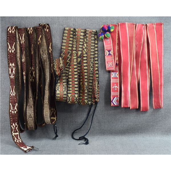 THREE SOUTH AMERICAN SASHES