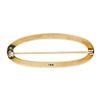 Image 3 : Antique Victorian 14K Yellow Gold Fine Curved Long Oval Seed Pearl Brooch Pin