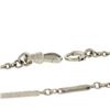 Image 5 : Antique 14K White Gold Engraved & Open Bar Link Pocket Watch Chain w/ Dog Clip
