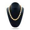 Image 3 : 10MM to 13MM GOLDEN South Sea Cultured Pearl Necklace with 14K Yellow Gold Clasp