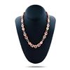 Image 1 : 60.70 ctw Morganite and 1.44 ctw Diamond 14K Rose Gold Necklace