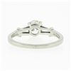 Image 9 : Tiffany & Co. Palladium 0.67 ctw GIA Diamond Solitaire Open Sides Engagement Rin