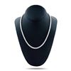 Image 1 : 24.69 ctw G to I COLOR SI2 to I1 CLARITY Diamond 14K White Gold Tennis Necklace
