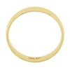 Image 5 : NEW Mens Classic 14K Yellow Gold 4.9mm Plain Dome Polished Wedding Band Ring