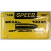 Image 1 : 25 Cal Speer Hollow Point Bullets 100 gr - 100 ct