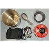 Image 1 : Back Packer Stove - Small Pot - Spoon - Gas Can - All As New