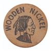 Image 2 : A Disneyland Frontierland Wooden Nickel.