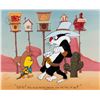 Image 1 : A Tweety and Sylvester Cel Signed by Friz Freleng