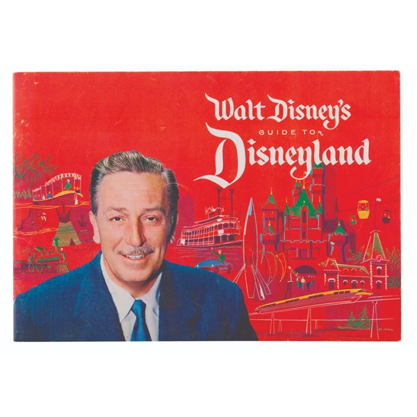 A 1961 Walt Disney's Guide to Disneyland.