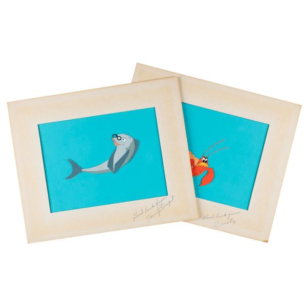 A Pair of "The Incredible Mr Limpet" Production Cels.
