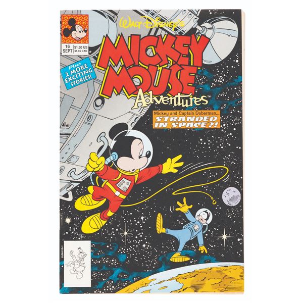 A 1991 Issue of Mickey Mouse Adventures Comic.