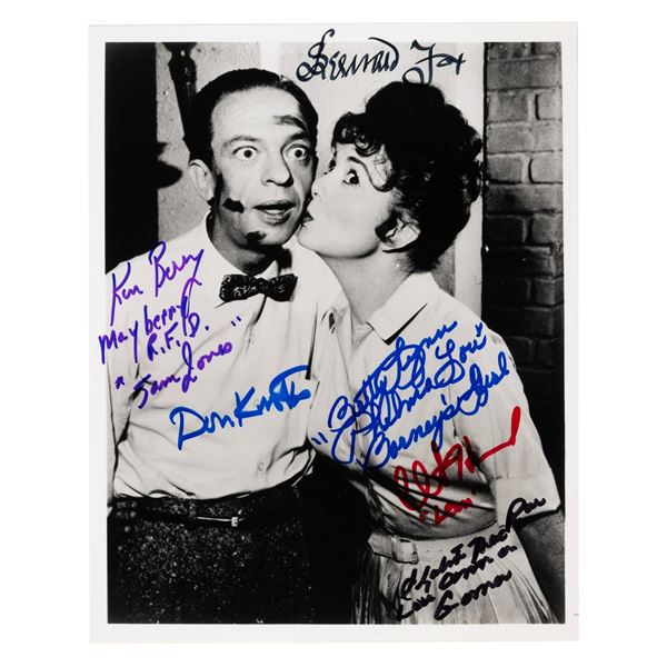 A Multi-Signed "Andy Griffith Show" Don Knotts & Betty Lynn Photo.