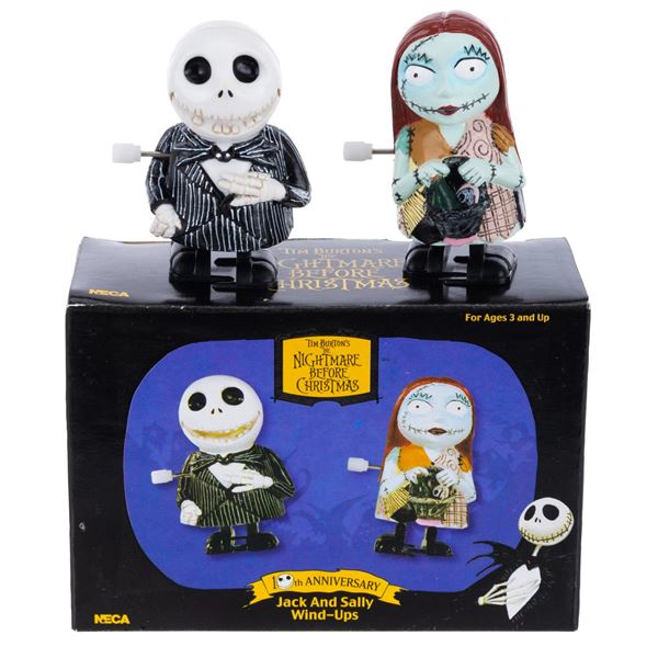 "Nightmare Before Christmas" Jack and Sally Wind-Up Toys.