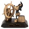 Image 1 : A Wooden Steamboat Willie Sculpture by ANRI.