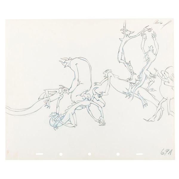 A “Fantasia” Demon Production Drawing.