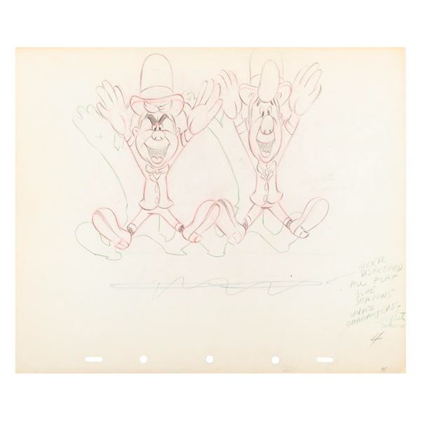 A “Nifty Nineties” Production Drawing.