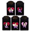 Image 1 : A Collection of 5 Disney Auctions Villain Valentine Pins.