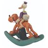 Image 2 : A Rare Donald Duck on Pluto Celluloid Toy.