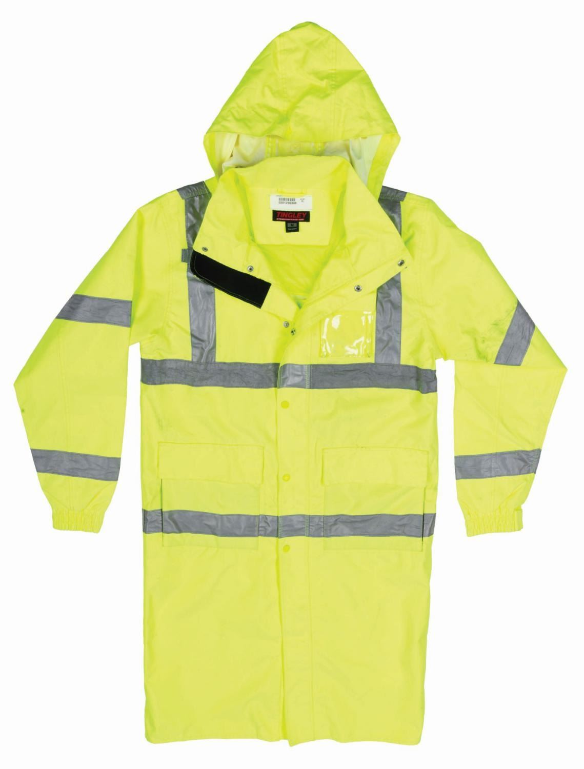 Yellow Protection A Reflective Yellow Security Host Coat.