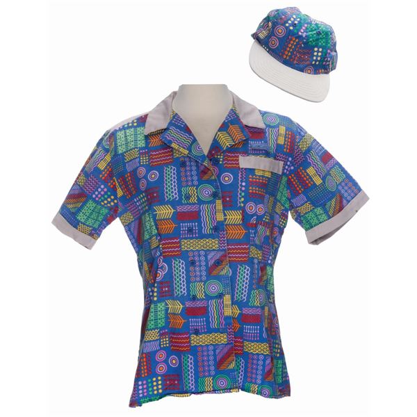 An African World Showcase Outpost Vending Shirt and Hat.